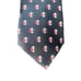 Vintage Boy Scouts of America Tie Set Red Fleur-de-Lis & Black Pattern