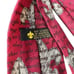 Vintage Boy Scouts of America Tie Set Red Fleur-de-Lis & Black Pattern