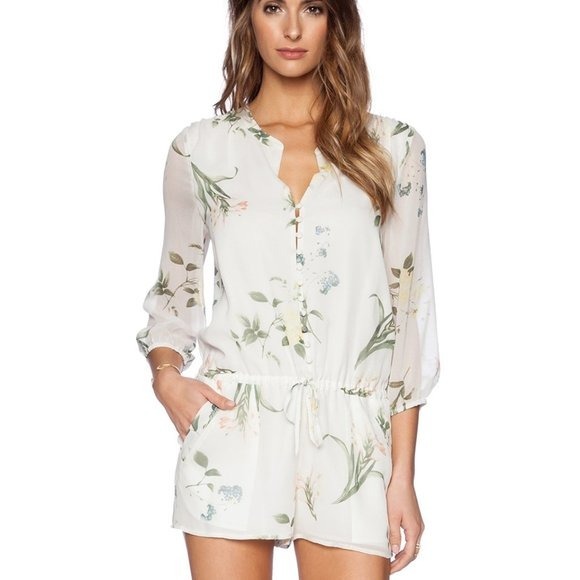 Joie Silk Sarnelle Romper, Sz M
