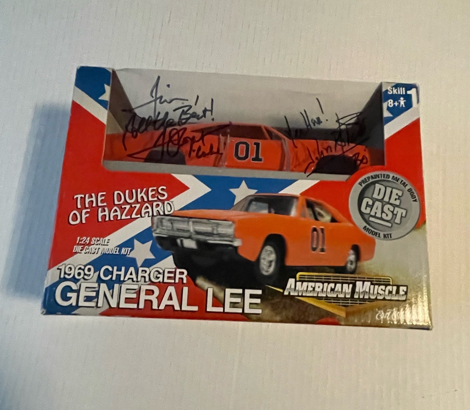 NIB Diecast Model General Lee Autographed