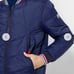 NWOT Superdry navy blue quilted puffer jacket
