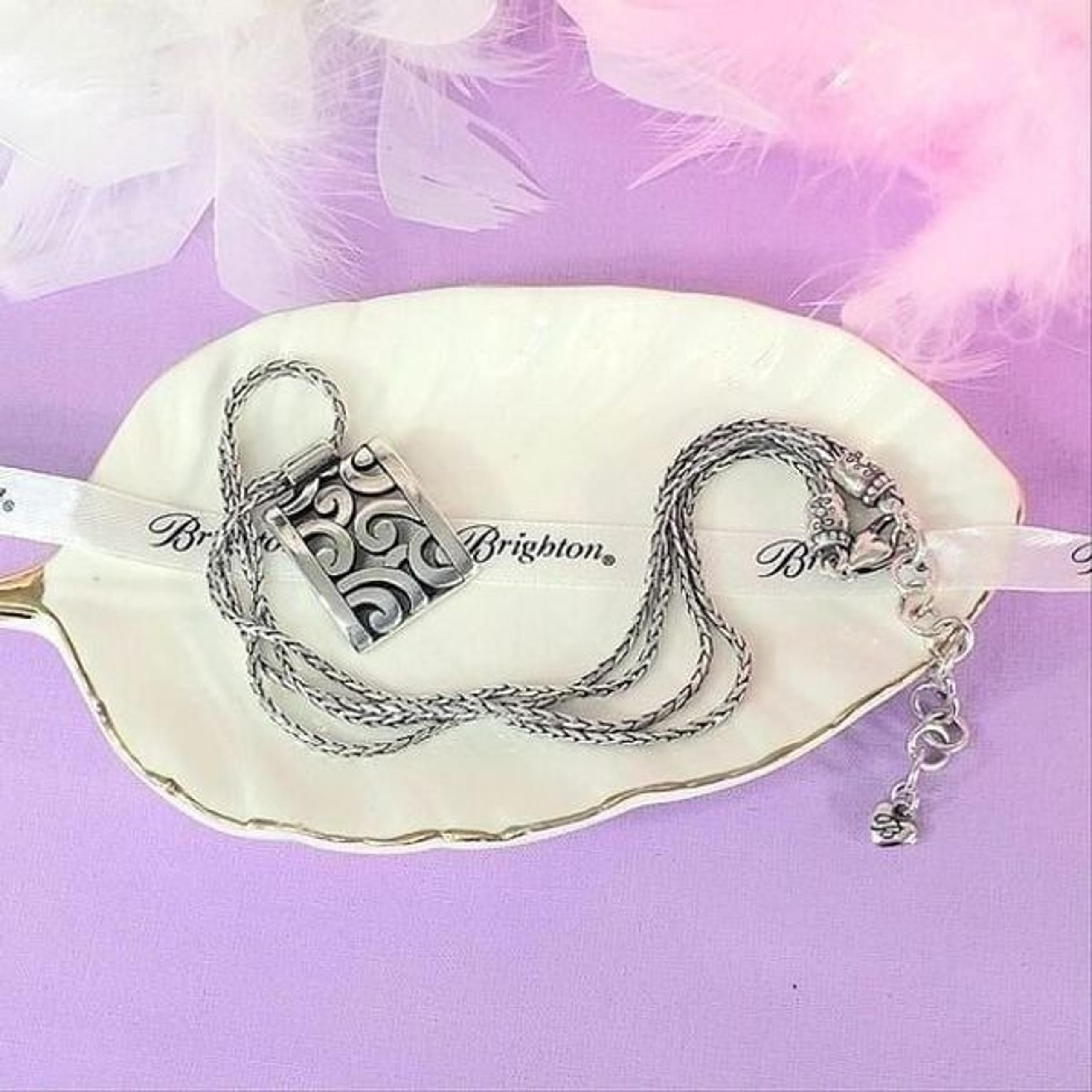 Brighton Deco Lace Double Strand Short Necklace