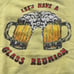 Vintage Sweatshirt 1970s Lets Have A Glass Reunion Beer Mug Kitsch Short Sleeve