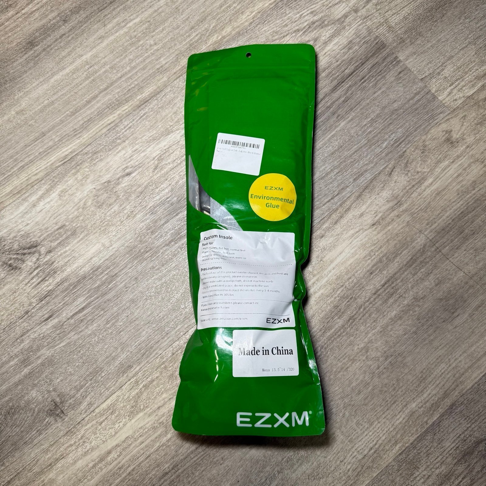 EZXM arch insole support size men’s 13.5-14