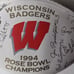 1994 Rose Bowl Champions Wisconsin Badgers Facsimile Team Signed Wilson Football