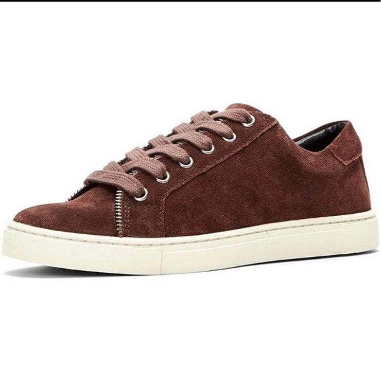 Brand New Frye Aubergine Sindy Moto Sneakers, size 5.5