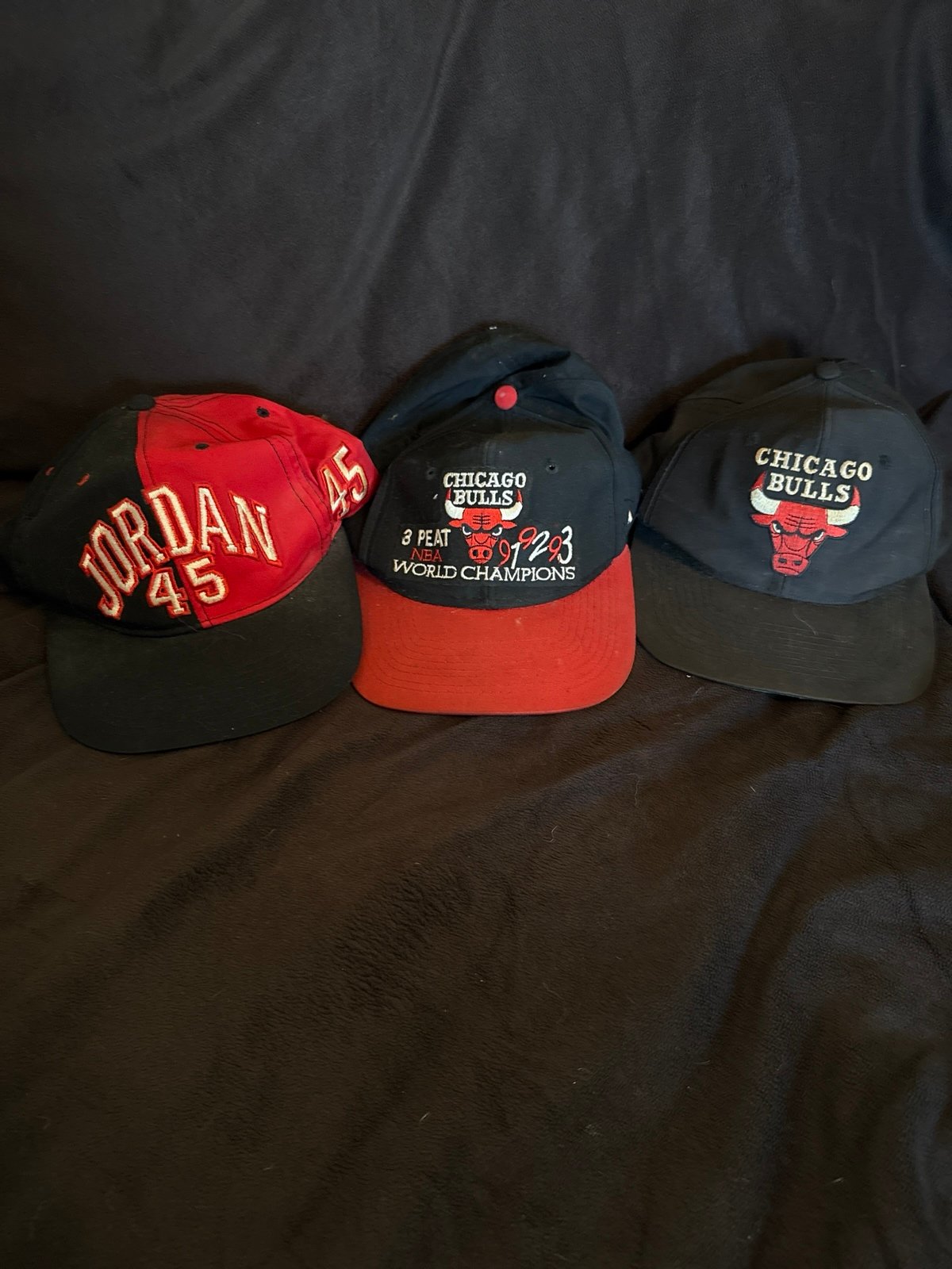 Vintage Chicago Bulls hat lot