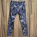 Military Hippie Blue Boho Paisley Henna Print Yoga Leggings XL