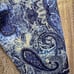 Military Hippie Blue Boho Paisley Henna Print Yoga Leggings XL