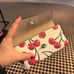 NWT Coach Sunglass Case With Cherry Print CZ432
