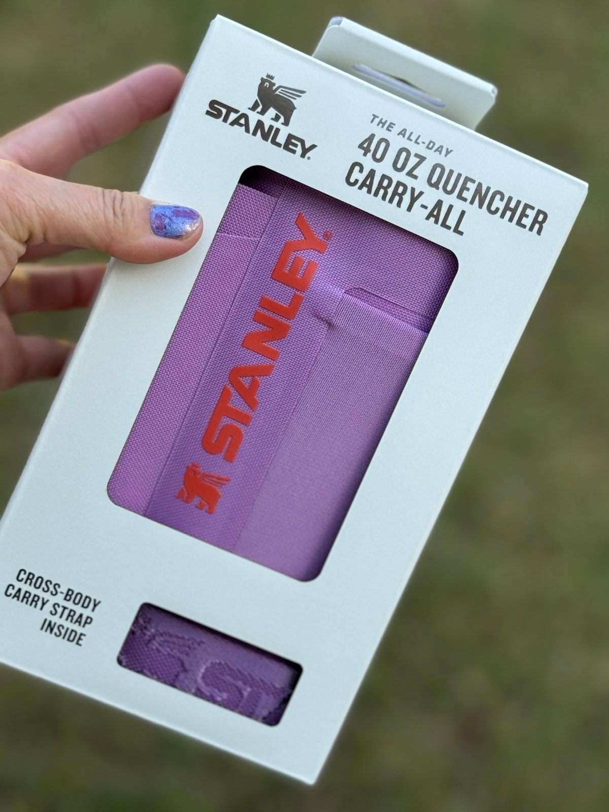 The All Day 40 OZ Quencher Carry All Lilac