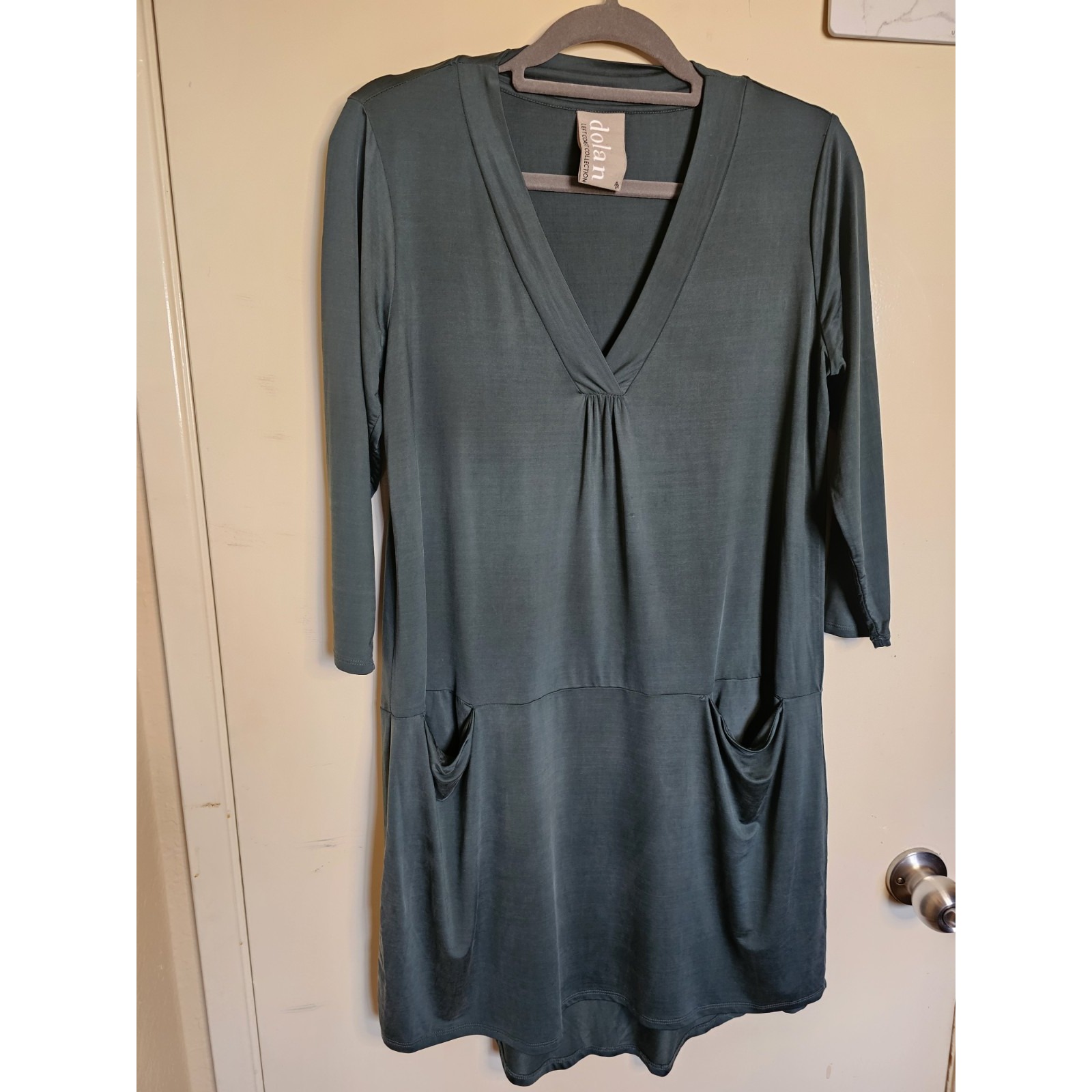 Anthropologie Dolan Left Coast Collection Lola Green Dress Size Medium