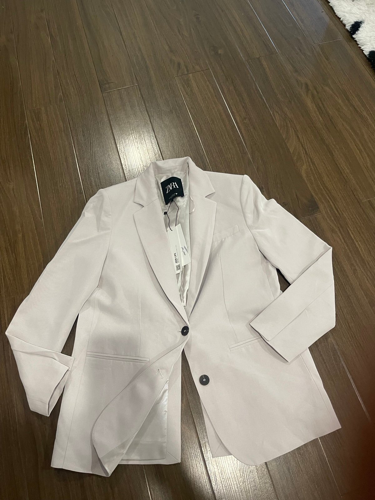 Zara oversized back split blazer