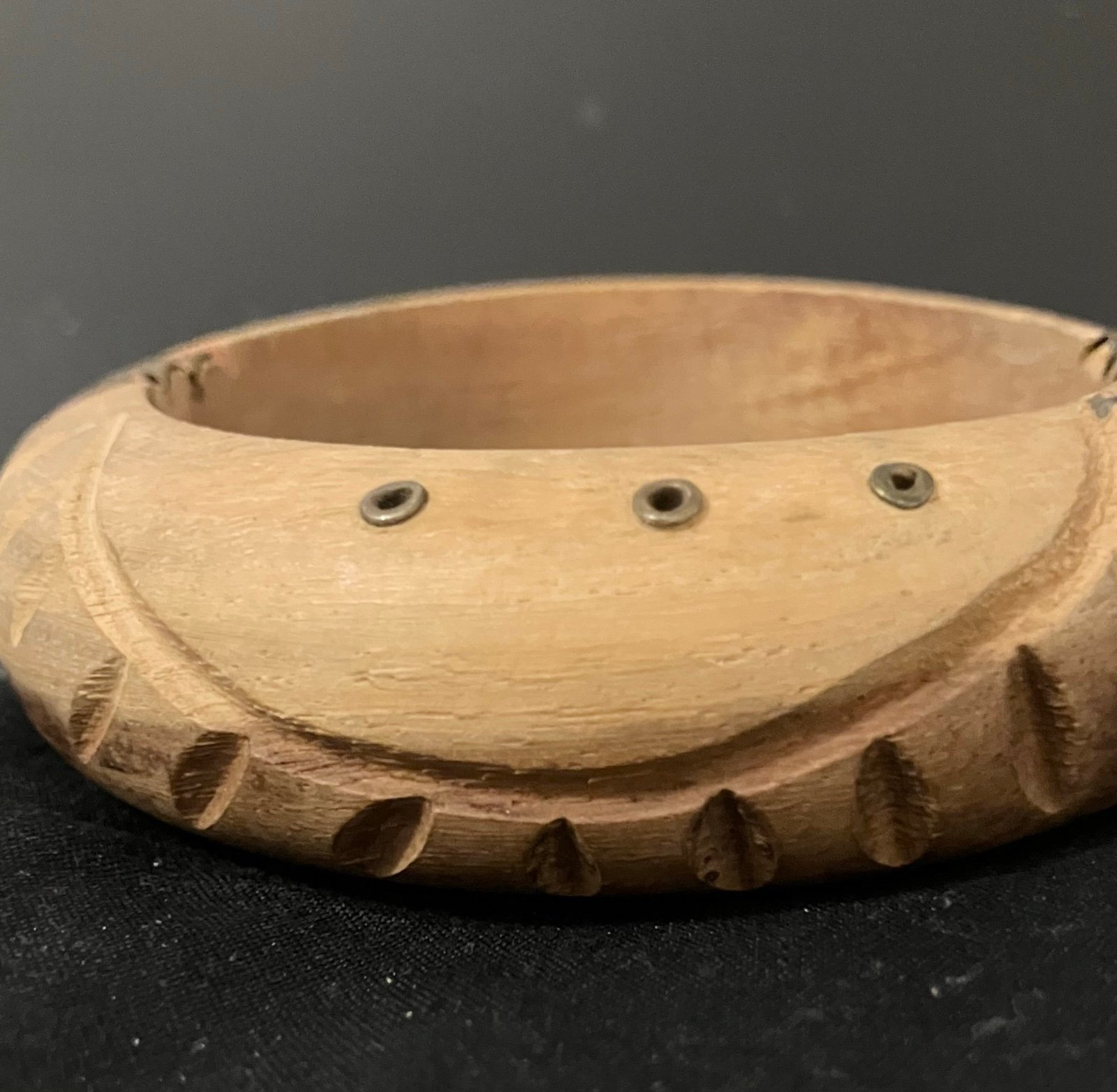 Vintage wooden bracelet