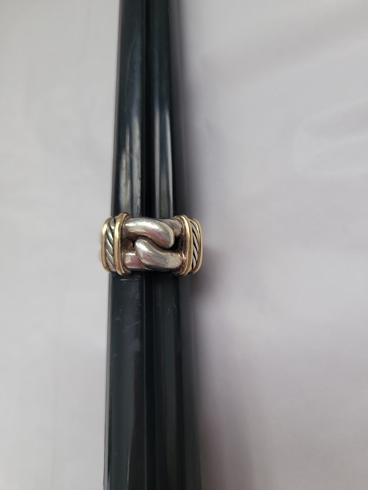 David Yurman Sterling Silver 18K Ring