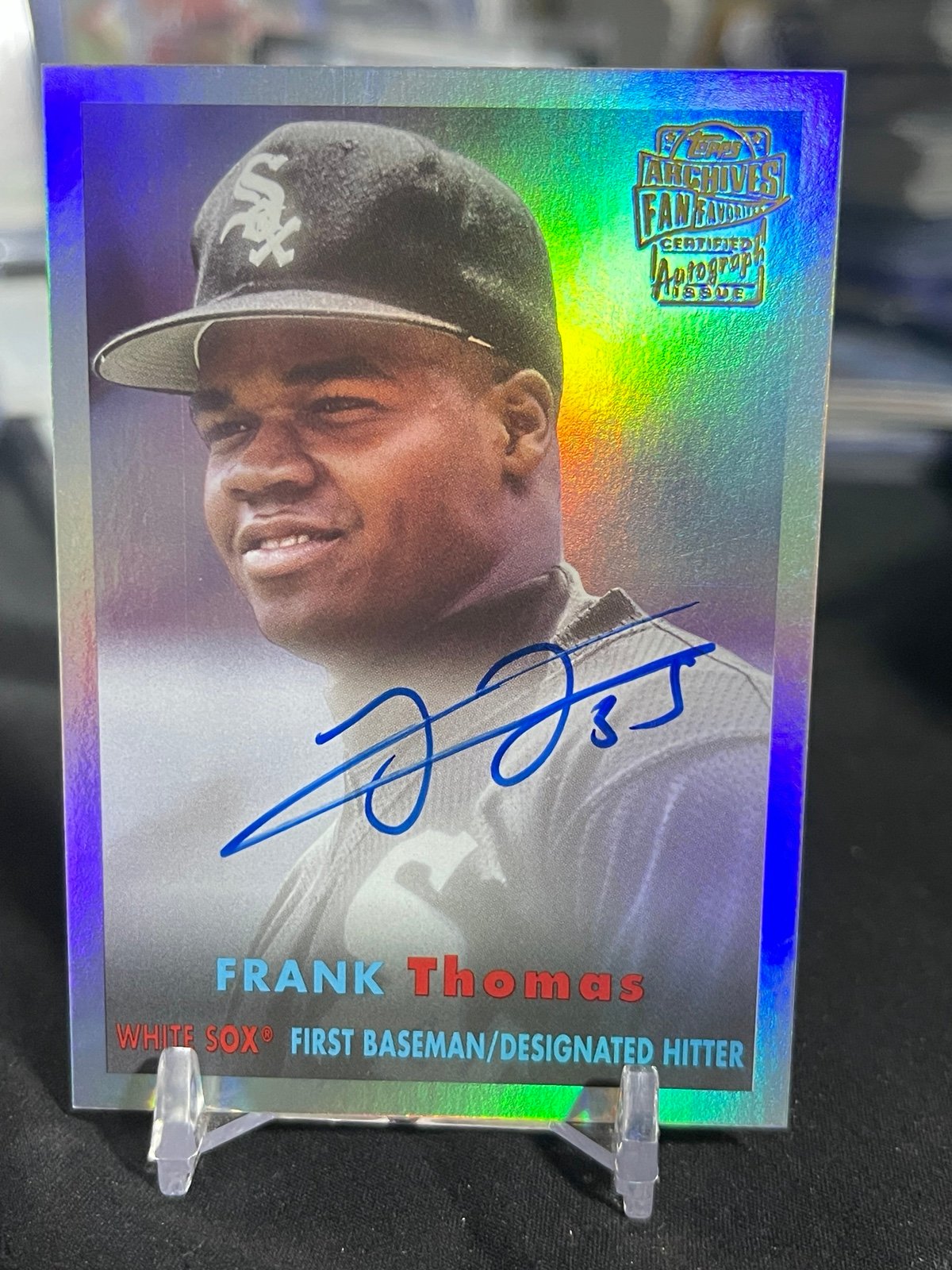 Frank Thomas 2024 Topps Archives Fan Favorites Premium On-Card Auto 88/99
