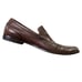 To Boot New York Brown Leather Moc Square Faux Toe Penny Loafer Shoes Mens 10.5