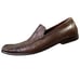 To Boot New York Brown Leather Moc Square Faux Toe Penny Loafer Shoes Mens 10.5