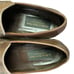 To Boot New York Brown Leather Moc Square Faux Toe Penny Loafer Shoes Mens 10.5
