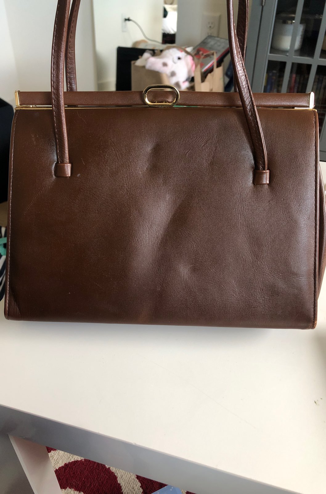 Genuine Leather Antique Purse