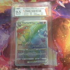 Charizard secret rare brilliant stars 174/172 HGA 9.5
