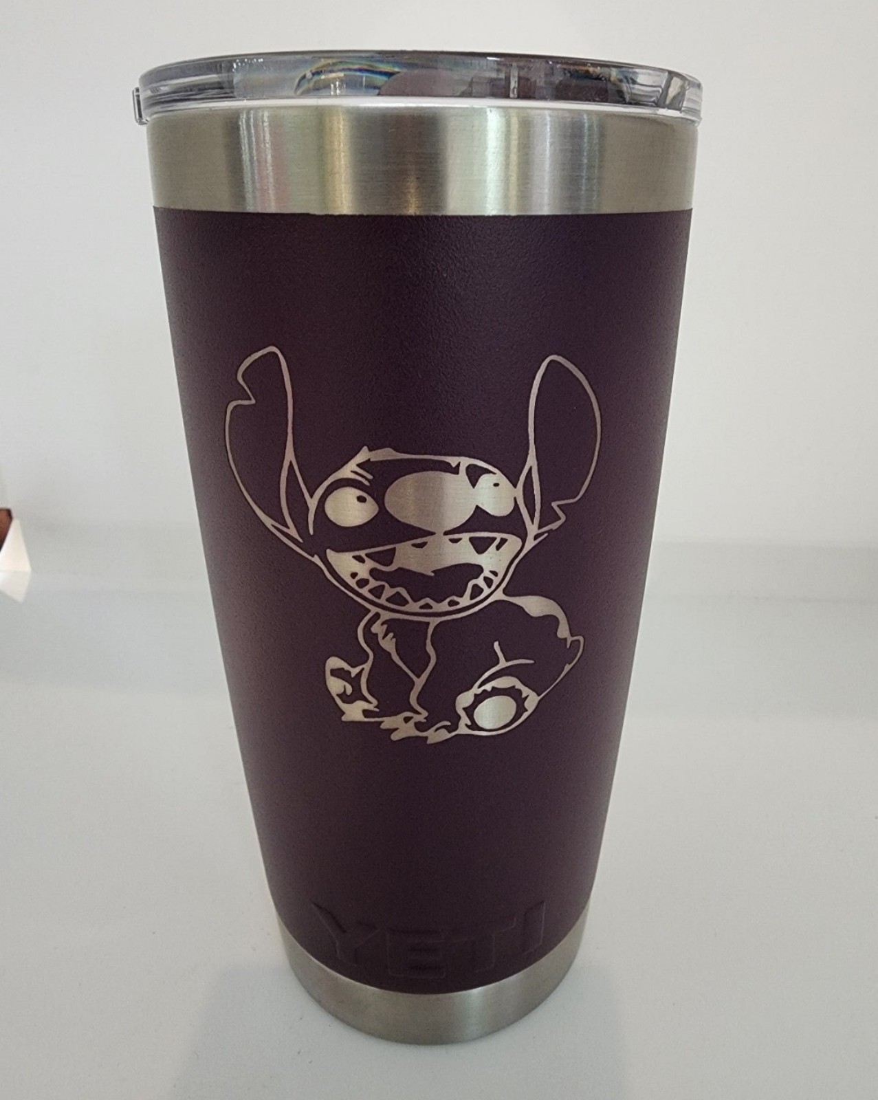 Laser engraved yeti tumbler 20oz ..