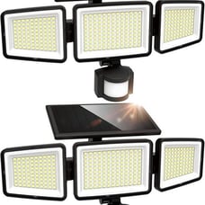 NEW Solar Outdoor Lights 302 LED 3000LM, IP65 Waterproof Motion Sensor Outdoor