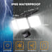 NEW Solar Outdoor Lights 302 LED 3000LM, IP65 Waterproof Motion Sensor Outdoor