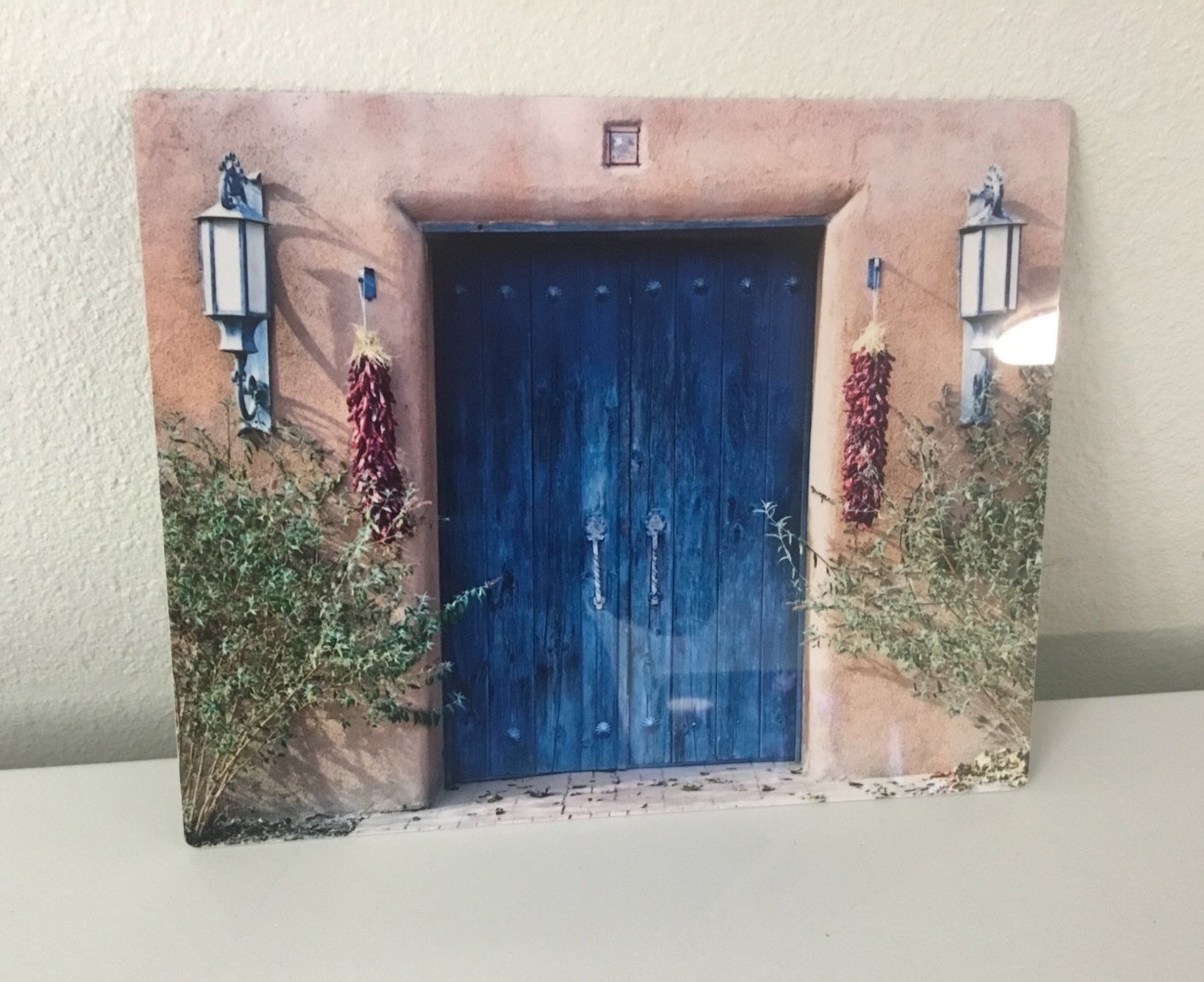 The Blue Door Signed 8x10 Aluminum Fine Art Photography By Kent Winchester