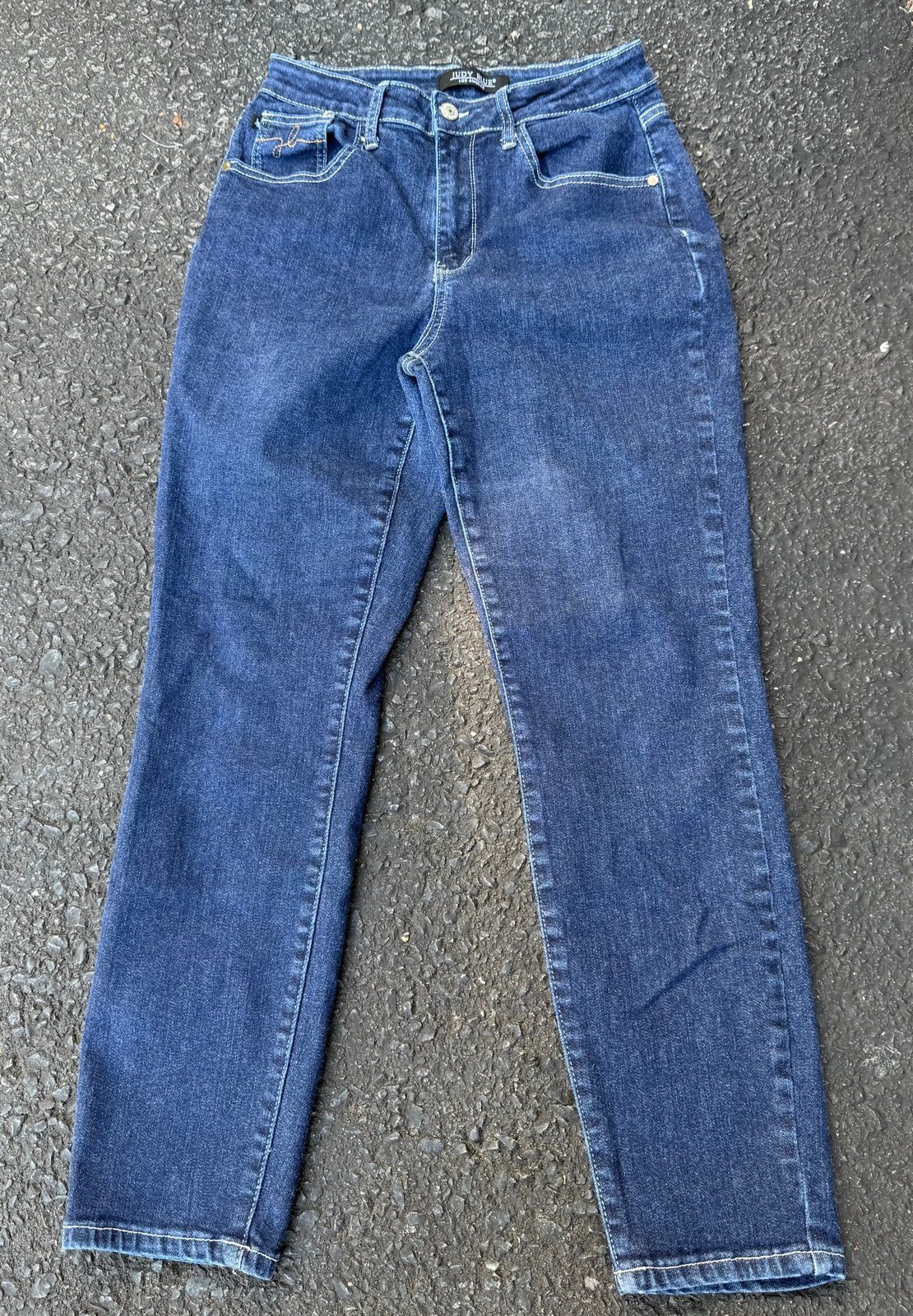 Judy Blue Women’s Blue Wash Denim Jeans 7 28 Casual Regular Fit