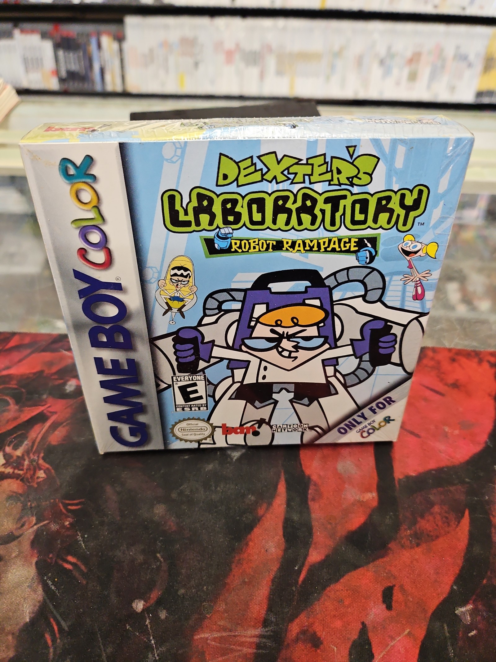GBC Dexter’s Laboratory Robot Rampage, New And Factory Sealed