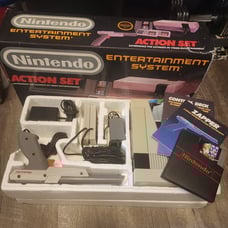 Nintendo Entertainment System Action Set in Gray