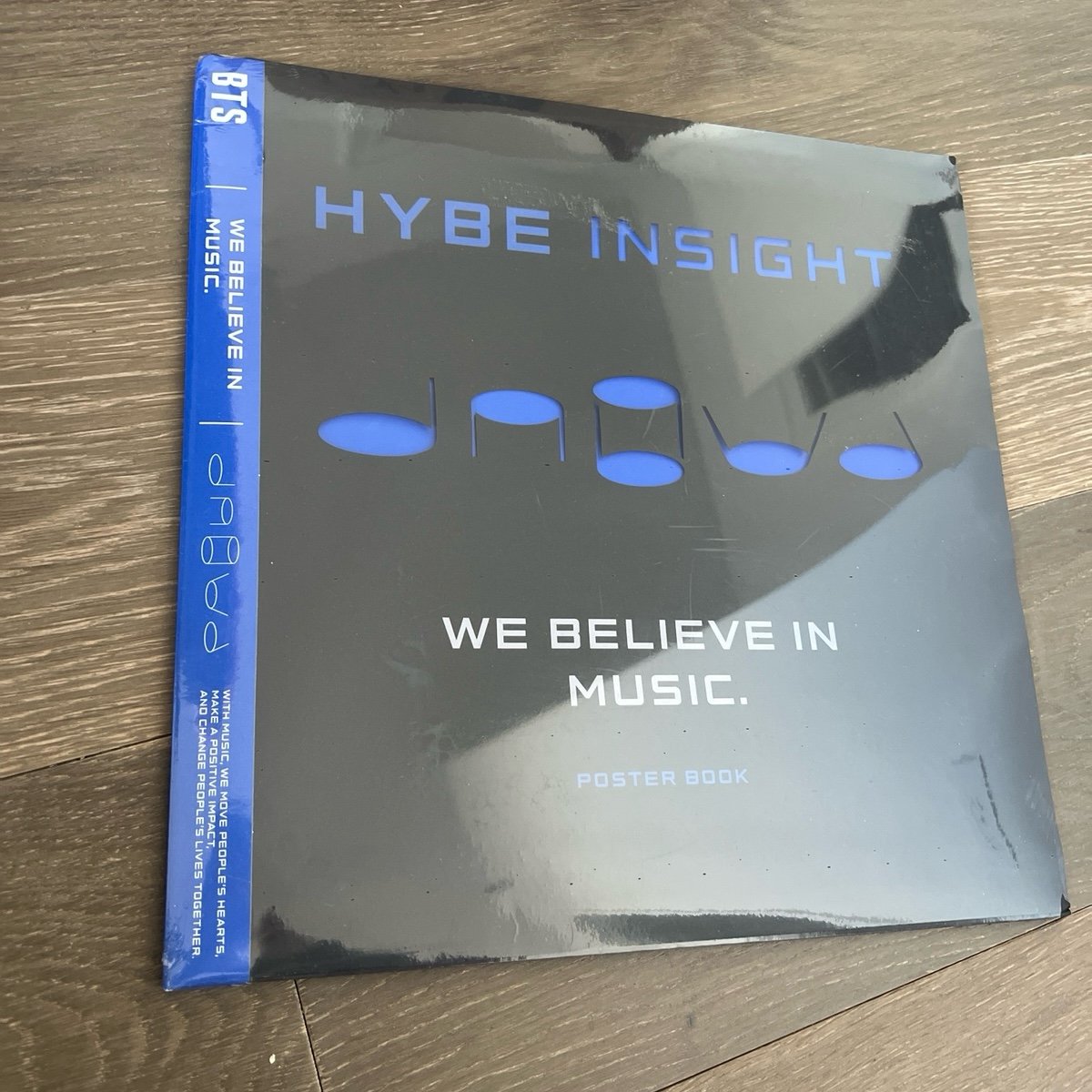 BTS HYBE Insight We Believe in Music poster book
