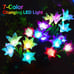 Outdoor Solar Lights, 4 Pack Solar Garden Lights with Bigger Lily Flowers