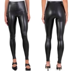 JOIE black Faux Leather