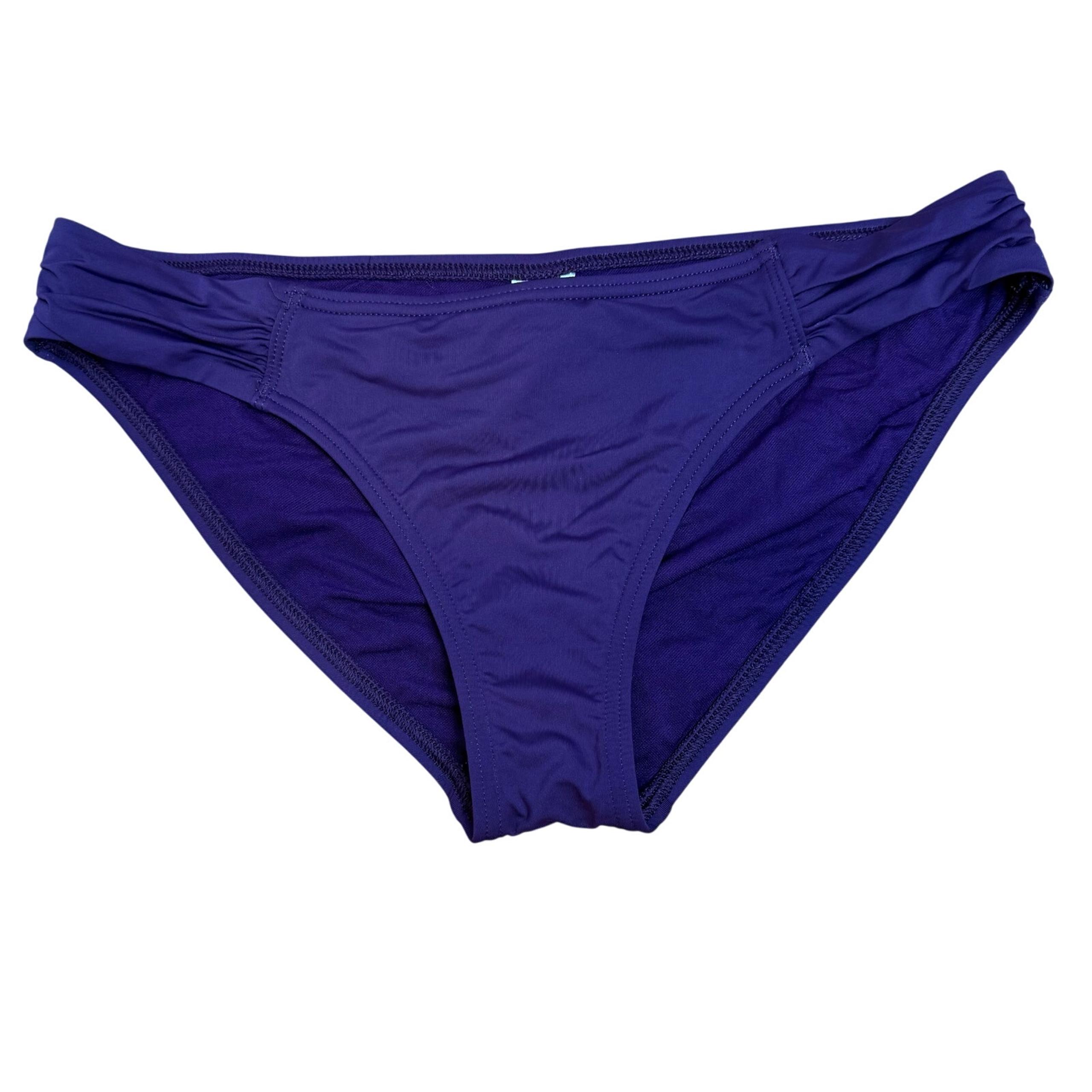 Tommy Bahama Purple Bikini Bottoms S Womens Ruched Swim Beach Summer