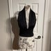 CHERYL CREATIONS Halter Tank Crop Vintage Y2K Whimsygoth Open Backless
