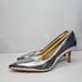 Lauren by Ralph Lauren Women's Lanette Pump Size 9B Polished Silver NWT