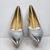 Lauren by Ralph Lauren Women's Lanette Pump Size 9B Polished Silver NWT