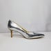 Lauren by Ralph Lauren Women's Lanette Pump Size 9B Polished Silver NWT