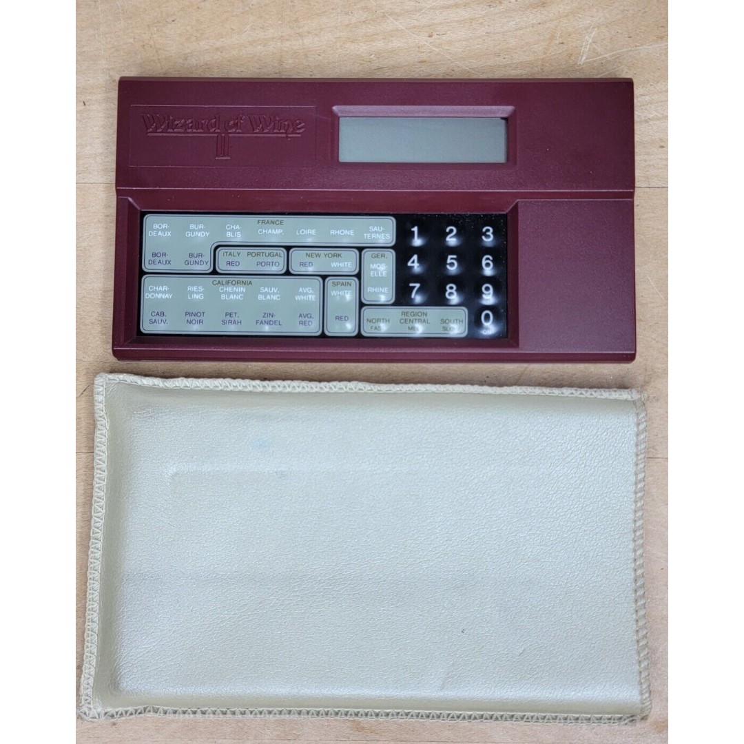 Vintage 1985 Wizard of Wine II Electronic Wine cono sur Tested & Works