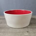 Rae Dunn Artisan Collection Ceramic White & Red Happy Howlidays Dog Bowl