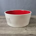 Rae Dunn Artisan Collection Ceramic White & Red Happy Howlidays Dog Bowl