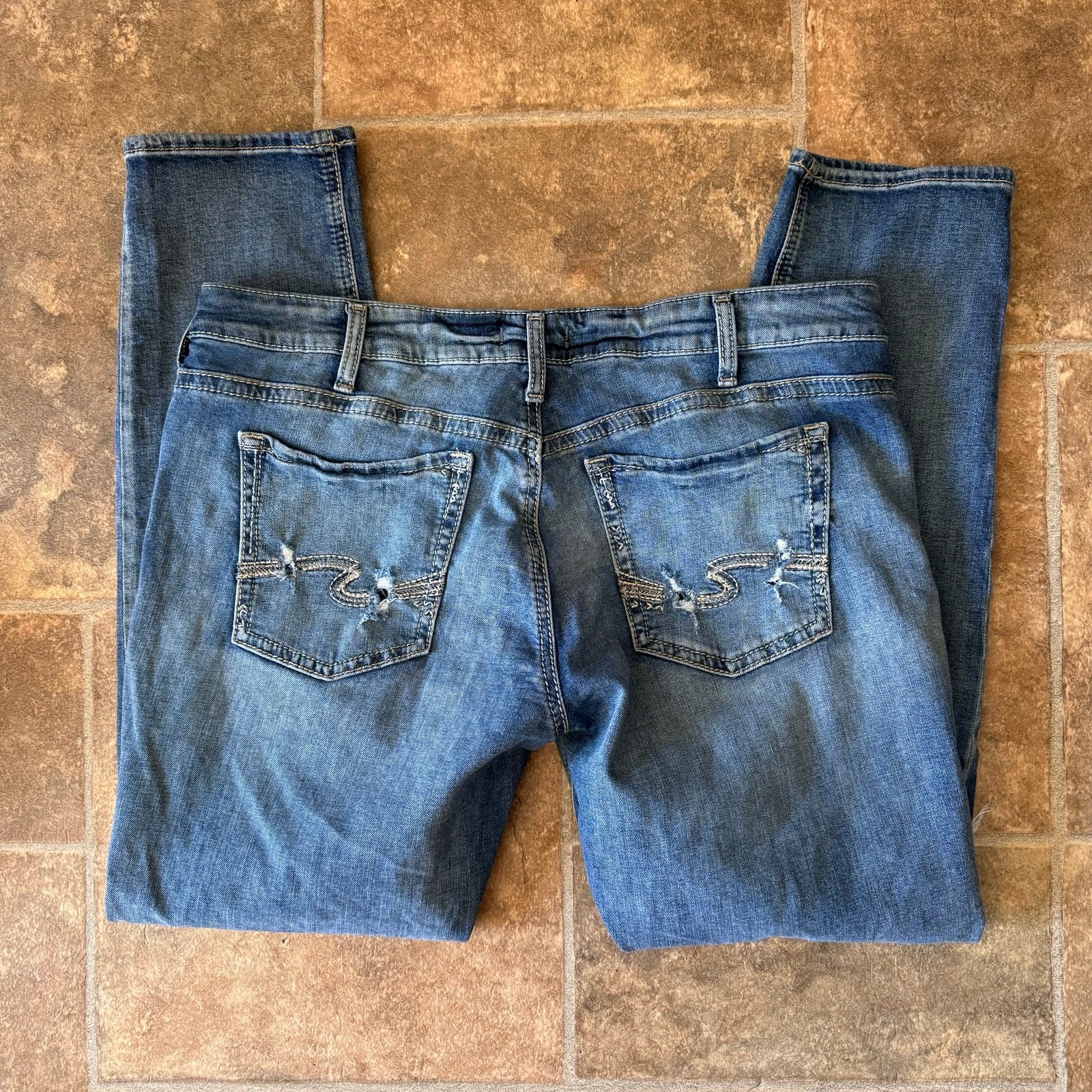 Silver Jeans Boyfriend Size 33 Jeans