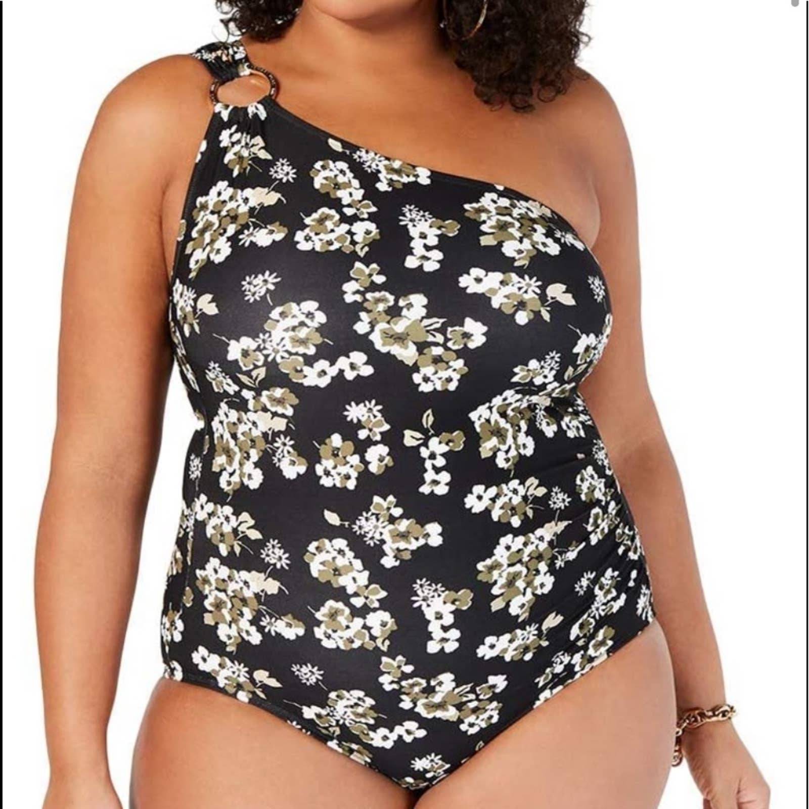 MICHAEL Michael Kors Floral One Piece Swimsuit Size 22W