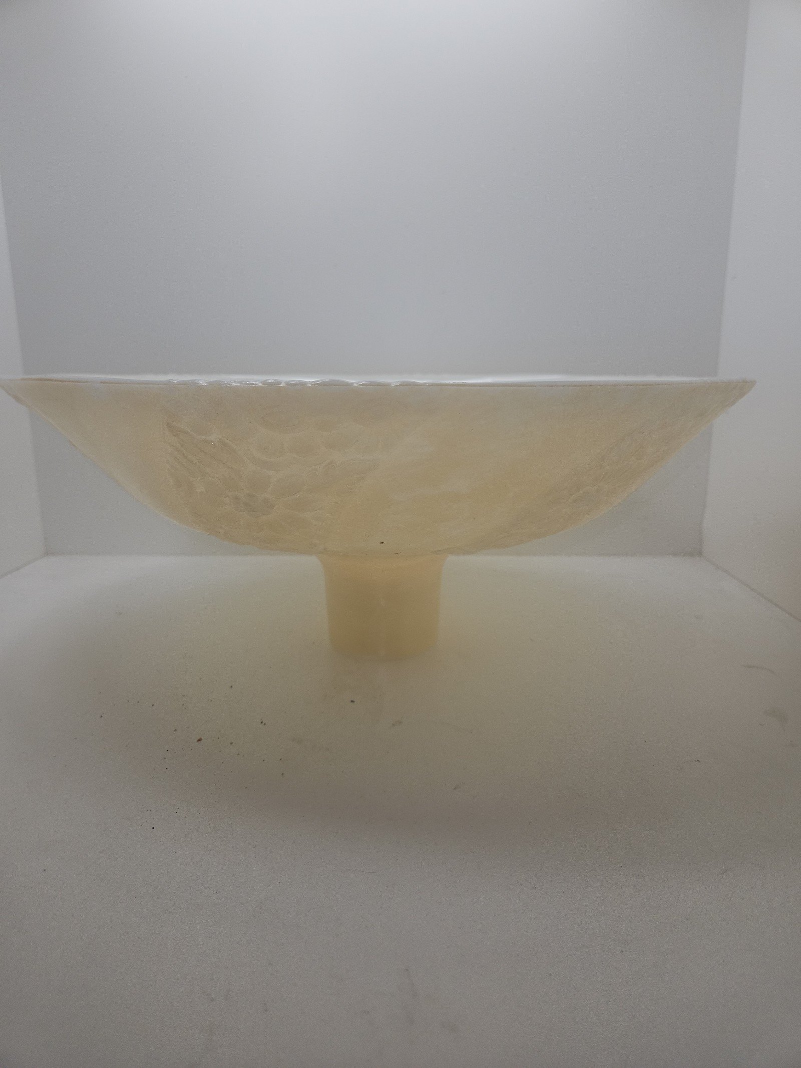 READ UPDATED LISTING / BEAUTIFUL VINTAGE Embossed Art Deco Torchier Lamp Shade