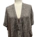 EILEEN FISHER Linen Wool Long Cardigan Shrug Large (H-163)