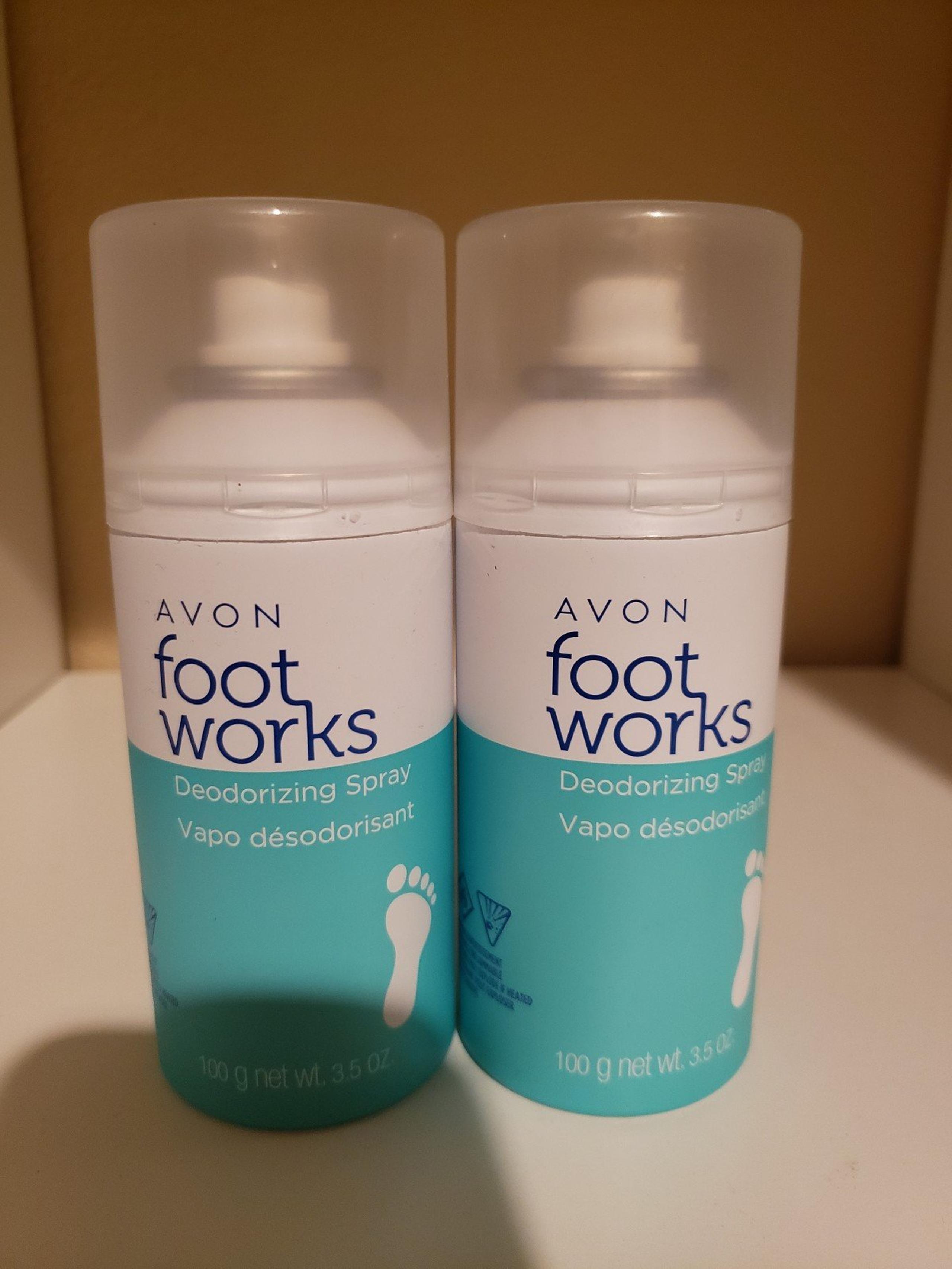 Avon Foot Works Deodorizing Foot Sprays