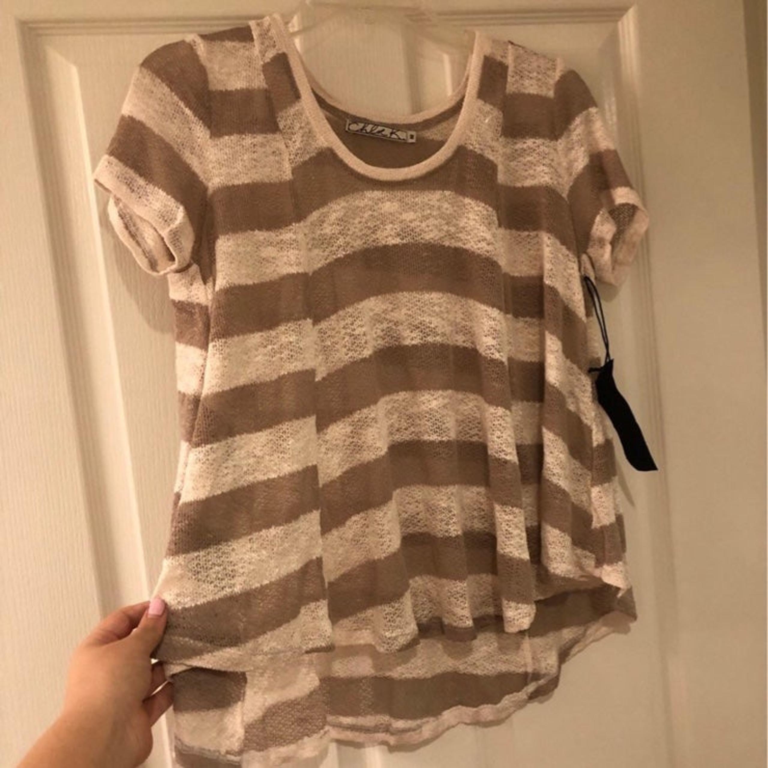New Chloe k sweater stripe top