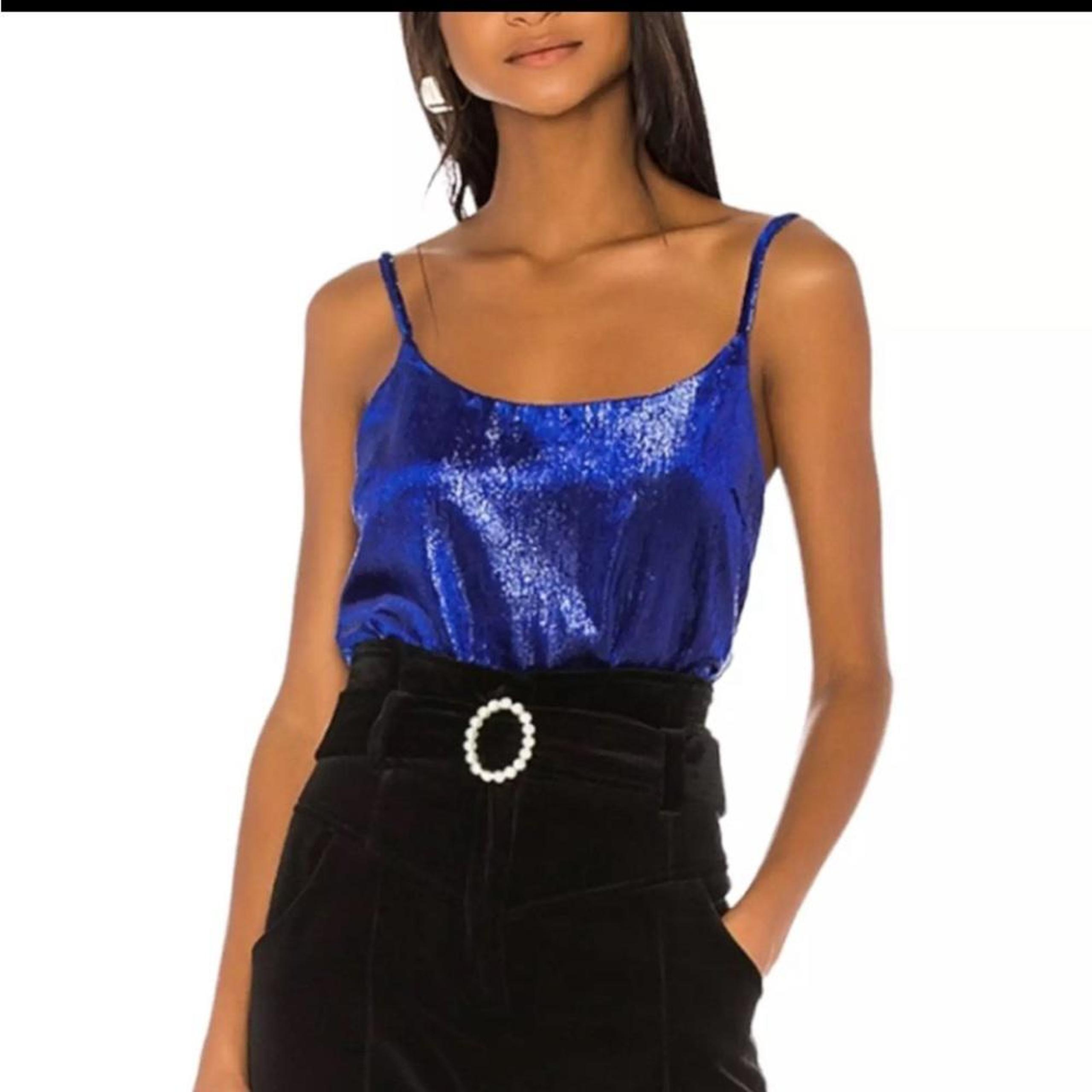 NWOT Lovers + Friends Ida Bodysuit in Royal Blue SZ M